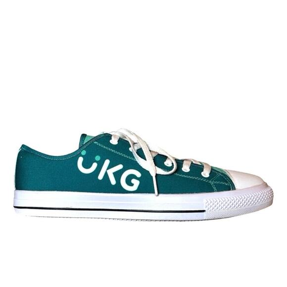 UKG Men’s Low Top Canvas Sneakers Teal/White Size 9 main image 4